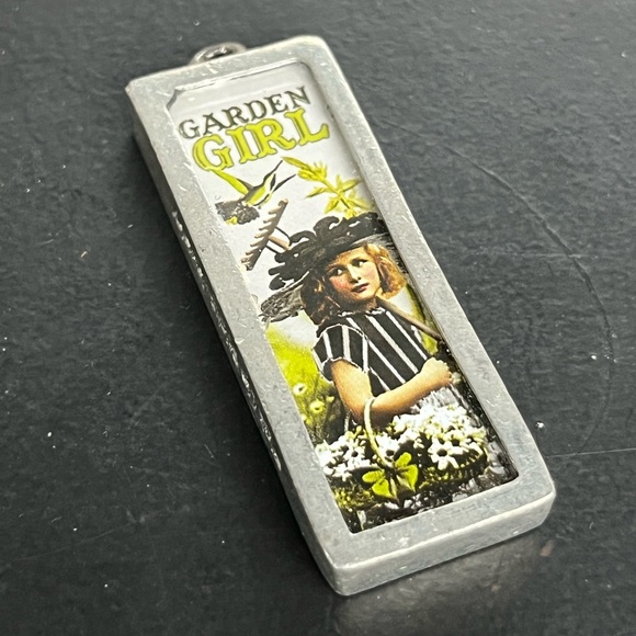 Pick Up Sticks Reversible Charm Pendant Garden Girl-Force of Nature - Picture 1 of 11